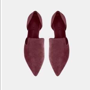 Vince suede flats, worn twice!